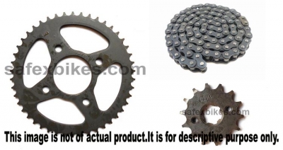 honda hornet chain sprocket life